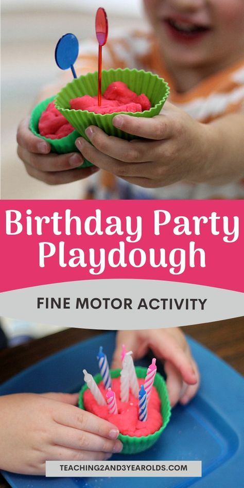 Birthday Activities For Toddlers, Preschool Playdough, Playdough Ideas, Ece Activities, Playdough Activity, Fun For Toddlers, Cooking Activities, Learning Preschool, Baking Theme