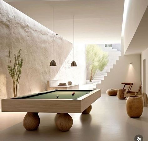 Mediterranean Home, Home Building Design, Dream House Interior, Pool Table, Dream House Decor, White Interior, House Inspo, Dream Home Design, Home Fashion