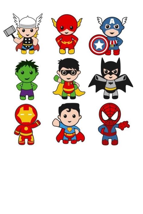 Avengers Birthday Party Decorations, Marvel Party, Avengers Theme, Baby Avengers, Avengers Cartoon, Baby Superhero, Drawing Superheroes, Avenger Birthday Party, Avengers Birthday