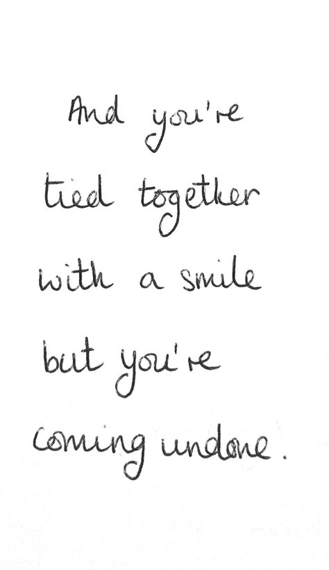 Seems the only one who doesn't see your beauty is the face in the mirror looking back at you .. #taylorswift Tied Together With A Smile, Truth Ideas, Quotes And Lyrics, Taylor Lyrics, Taylor Swift Music, Lyrics I Love, Favorite Lyrics, Come Undone, Taylor Swift Songs