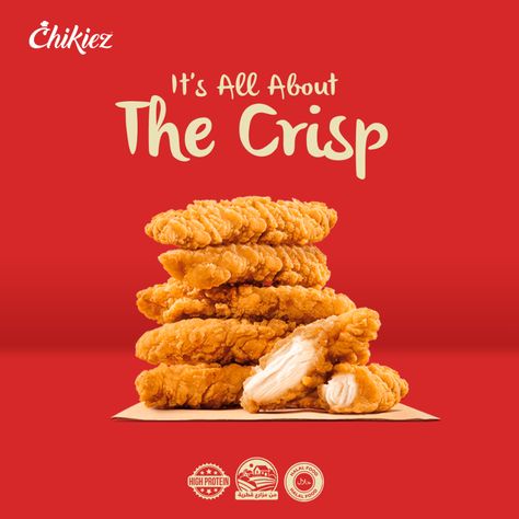 Food Creative Social Media Post, Food Social Media, Art Direction Advertising, Education Poster Design, Crispy Chicken Tenders, Food Menu Design, Decorating Videos, Fun Lunch, Food Advertising