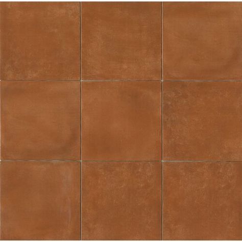 Bedrosians Cotto Nature 14" x 14" Porcelain Leather Look/Field Tile in Beige | Wayfair Ceramic Subway Tile, Mexican Tile, Porcelain Mosaic Tile, Hand Painted Tiles, Terracotta Tiles, Kitchen Trends, Porcelain Mosaic, Porcelain Flooring, Porcelain Floor Tiles