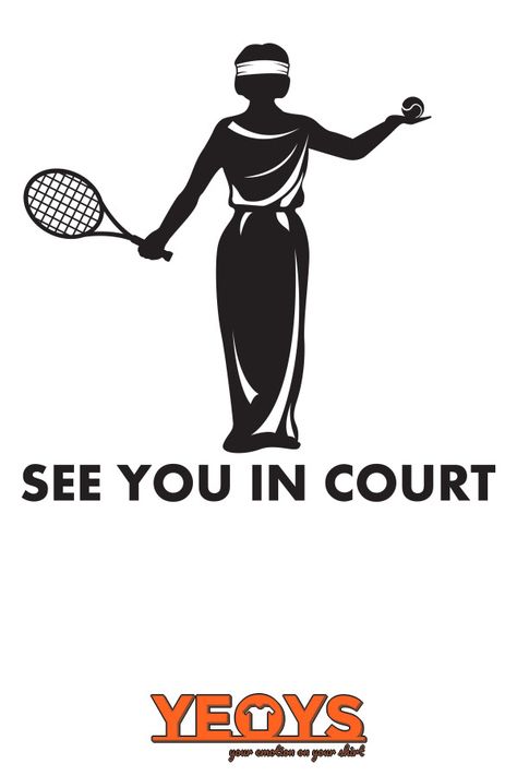 See You In Court Tennis Pun - Funny Tennis Quote (♥_♥) Funny Tennis Quote gift with hand-drawn woman in garments artwork that reads: 'See You In Court' for Trainer, Coaches And Funny Sport Quote fans. A Amazing Tennis Graphic item. (♥_♥) Comes in different colors, sizes and styles for women, men and kids (♥_♥) #see you in court #tennis #funny #memes #puns #jokes #trainer #ball #player #sports #humor #gifts #pictures #serve #sayings #recreation #racket #humor #hobby #game #funny #fan #court #cool See You In Court, Tennis Quotes Funny Humor, Tennis Humor, Courting Quotes, Funny Pie Charts, Gifts Pictures, Tennis Quotes Funny, Funny Sports Quotes, Tennis Graphic