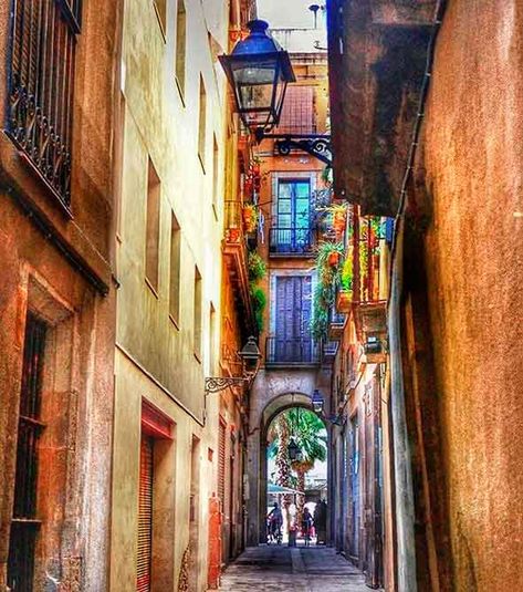 Gothic Quarter by Gratis in Barcelona Architecture Barcelona, La Barceloneta, Farm Activities, Gothic Quarter, Gothic Church, Medieval Houses, Royal Residence, Sitges, Hiding Places