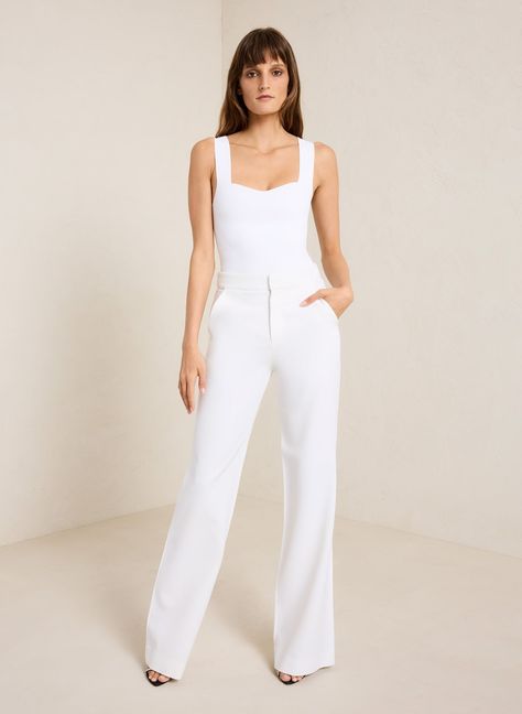 White Pants Outfit Winter, Sparkly Bag, Slip Dress Outfit, Pants Outfit Winter, White Pants Outfit, Suiting Fabric, Silk Slip Dress, Tailored Pants, Jacket Design