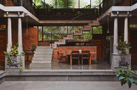 Gallery of Kalarigram House / Badoloka - 3 Traditional Indian Houses, Indian Houses, Central Courtyard, Facade Architecture Design, Indian Interiors, Light Photo, Vernacular Architecture, Natural Ventilation, Indian Architecture