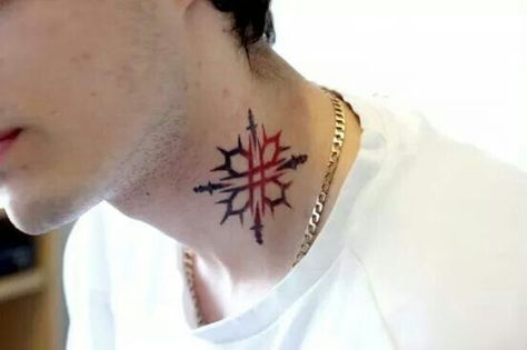 Vampire knight #tattoo Vampire Neck Tattoo, Vampire Bite Tattoo Neck, Anime Neck Tattoo, Vampire Knight Tattoo, Vampire Tattoo Ideas, Knight Tattoos, Vampire Tattoos, Anime Neck, Neck Tattoo Ideas