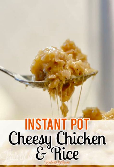 This Instant Pot Cheesy Chicken and Rice uses ingredients like cream of chicken soup and cheddar cheese to make a simple, crowd-pleasing weeknight dinner that even kids love! Cheesy Chicken And Rice, Chicken Rice Recipe, Cheesy Chicken Rice, Rice Video, Instant Pot Freezer Meals, Asian Inspired Dishes, Easy Instant Pot Recipes, Yummy Chicken Recipes, Chicken And Rice