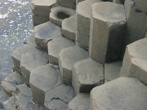 Giant's Causeway, Giant’s Causeway, Geometry In Nature, Basalt Columns, Volcanic Eruption, Geology Rocks, Cool Rocks, Ancient Tree, Natural Rock