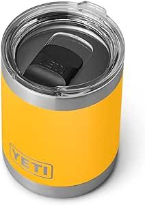 Amazon.com | YETI Rambler 10 oz Lowball, Vacuum Insulated, Stainless Steel with MagSlider Lid, Alpine Yellow: Tumblers & Water Glasses Yeti Rambler, Toddler Travel, Water Glasses, Pharmacy Gifts, Home Decor Furniture, Outdoor Gardens, Furniture Decor, Free Delivery, Stainless Steel