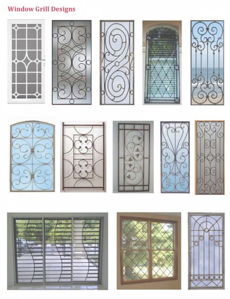 Beautiful Window Grill Design Ideas For Attractive Look - Engineering Discoveries Window Grill Design Modern Ideas Home, Security Door Design, Steel Grill Design, Modern Window Grill, Grill Designs, Home Window Grill Design, Window Grill Design Modern, House Window Design, Diy Balcony