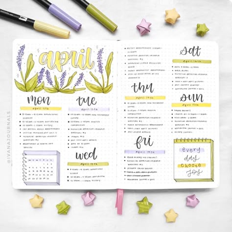 ▪ april weekly! 🍋 ▪ happy wednesday everyone! ▫ ▫ ▫ ▫ ▫ ▪ materials used in this spread ⤵ ▫ @notebook_therapy tsuki ichigo boba bullet… | Instagram College Bullet Journal, Bullet Journal Prompts, Bullet Journal Templates, April Bullet Journal, Happy Thursday Everyone, Happy Wednesday Everyone, Bujo Doodles, Bullet Journal Ideas Templates, Bullet Journal Weekly Spread