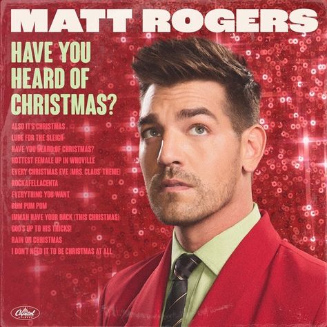 On November 3, Capitol Records will release Have You Heard Of Christmas? – a yuletide dance-pop album from The Prince of Christmas himself, Matt Rogers. The 12-track set will include songs from his acclaimed 2022 Showtime special of the same name, decked out with new mixes and surprise collaborations. Matt Rogers, Katie Gavin, Bowen Yang, Indie Pop Bands, Christmas Lyrics, Dance Pop, Making Spirits Bright, Pop Albums, Capitol Records