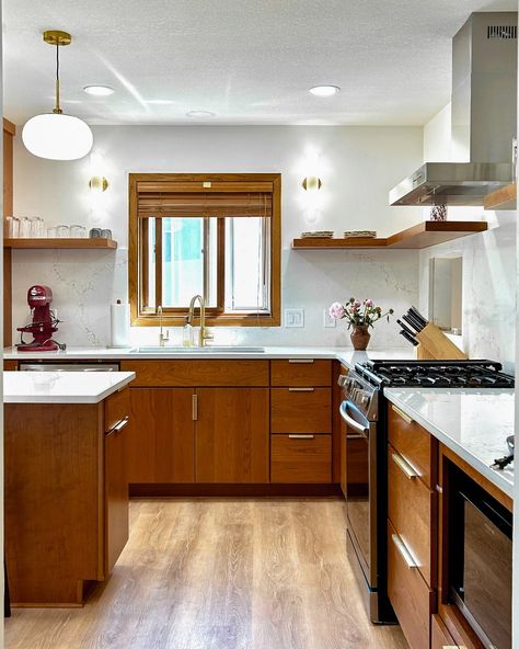 We all know the kitchen is the heart of the home where so many memories are made. Over time, it can feel like you want something new but don't want to break the bank. Here are 8 ideas to refresh your kitchen without full remodeling costs: 1. Open up your shelves for an elevated look 2. Upgrade your hardware 3. Update your lighting 4. Revamp your backsplash 5. Install a new sink and faucet 6. Update your countertops and/or appliances 7. Add a kitchen island 8. Upgrade your flooring Which of... Sink And Faucet, A Kitchen, Open Up, Backsplash, Something New, The Kitchen, Kitchen Island, Faucet, Countertops