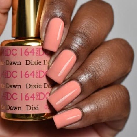 Duo Nail Color, Dnd Peach Gel Polish, Popular Toe Nail Colors 2024, Dnc Nail Colors Gel, Summer Mani Pedi Combos, Dnd Gel Polish Colors Summer, Dnd Nail Colors, Dnd Gel Polish Colors, Dnd Nails