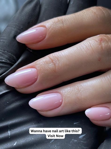 milky pink nails Milky Colour Nails, Mute Pink Nails, Delicate Pink Nails, Milly Pink Nails, Milky Dip Nails, Pink Milk Nails, Cream Pink Nails, Short Milky Pink Nails, Subtle Pink Nails