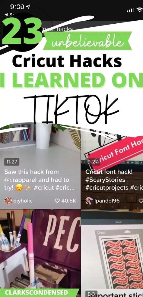 TikTok Cricut Hacks Cricut Tiktok, Easy Cricut Projects For Beginners, Circuit Maker, Cricut Projects Easy, Cricut Explore Air Projects, Circuit Crafts, Creative Chaos, Cricut Hacks, Cricut Help