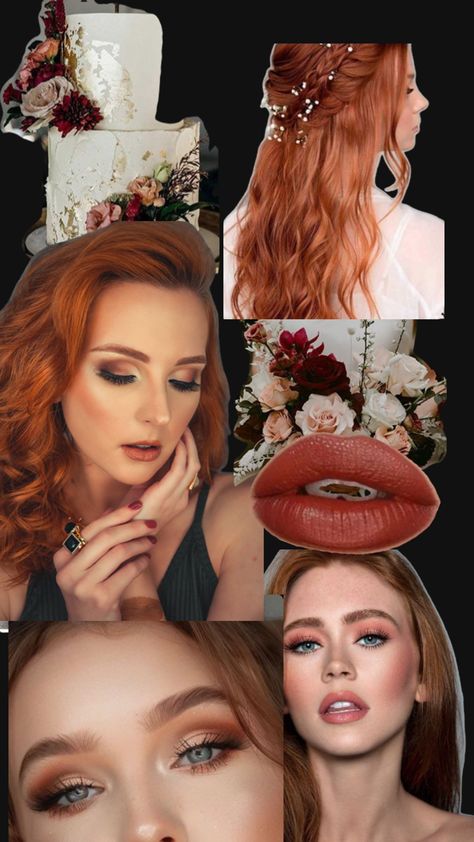 Wedding Makeup For Red Heads, Red Head Wedding Makeup, Wedding Makeup Light Skin, Wedding Makeup Red Hair, Red Head Wedding, Wedding Makeup Light, Makeup For Red Heads, Makeup Light Skin, Light Skin Makeup