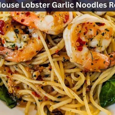 Yard House Lobster Garlic Noodles Recipe -Easy Kitchen Guide Lobster Garlic Noodles, Garlic Noodles Recipe, Frozen Lobster, Restaurant Experience, Rock Lobster, Noodle Recipes Easy, Yard House, Kitchen Guide, Garlic Noodles