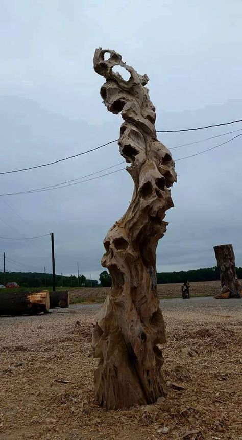 다크 판타지, Arte Obscura, Tree Stump, 판타지 아트, Arte Horror, Halloween Props, Skull Art, Dark Art, Design Interior