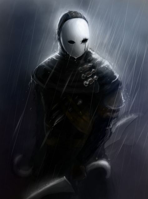 assassin with mask Rogue Paladin Dnd, Masked Archer, Dark Souls 2, Ninja Art, Heroic Fantasy, Dark Souls Art, Fantasy Armor, Soul Art, Art Characters