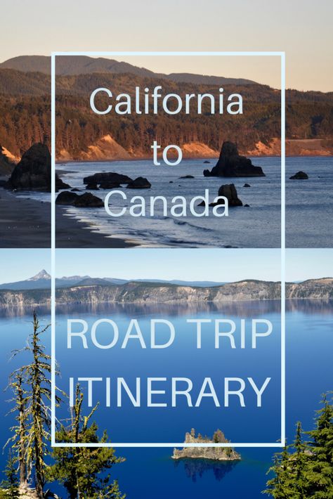 Southern California to Canada Road Trip Blog Success, Canada Road Trip, California Travel Road Trips, Crater Lake, Summer Road Trip, Trip Itinerary, Road Trippin, Paper Crane, Road Trip Itinerary