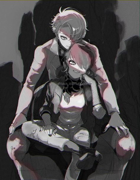 Marionette And Adrien Fanart, Shadybug And Claw Noir Fanart, Claw Noir Fanart, Shadybug And Claw Noire, Emo Marinette, Claw Noir, Marinette Et Adrien, Miraculous Ladybug Oc, Anime Friendship