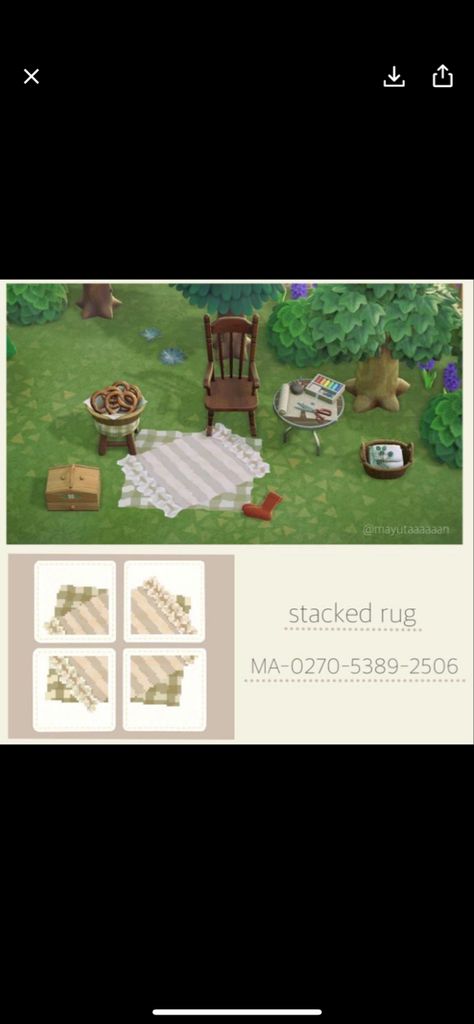 Acnh Papers On The Ground, Acnh Ground Cover Design, Wooden Path Animal Crossing Code, Acnh Paths Designs Blanket, Acnh Rug Design Codes, Acnh Stacked Rugs, Animal Crossing Campsite Path Codes, Acnh Platform Codes, Wood Floor Acnh Code