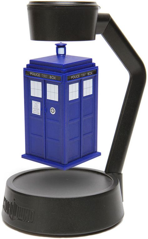 Doctor Who Levitating TARDIS Doctor Who Gifts, Geek Toys, Think Geek, Geek Gadgets, Wibbly Wobbly Timey Wimey Stuff, Nerd Life, Timey Wimey Stuff, Blue Box, The Doctor