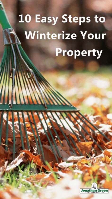 Winter Lawn Care, Jonathan Green, Lawn Mower Repair, Homeowner Tips, Raking Leaves, Types Of Grass, Yard Care, Lawn Maintenance, Be Amazing