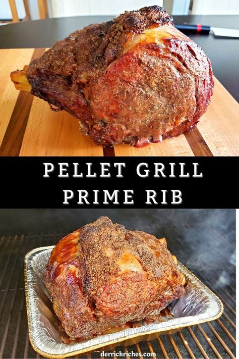 Smoked Prime Rib Recipe, Smokehouse Recipes, Grilled Prime Rib, Cooking Prime Rib Roast, Boneless Prime Rib Roast, Smoked Prime Rib Roast, Prime Ribs, Beef Rib Roast, Smoker Ideas