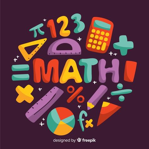 Cartoon math concept background Free Vec... | Free Vector #Freepik #freevector #freebackground #freeframe #freeschool #freehand Math Slogan Ideas, Kampus Mengajar, Teachers Stickers, Doodle Maths, Math Logo, Math Doodles, Arithmetic Sequences, Math Wallpaper, Pink Notepad