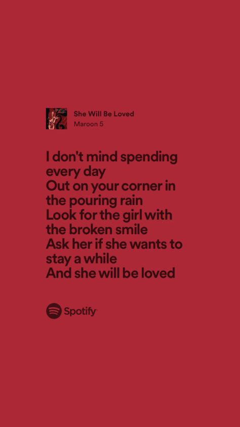 Maroon 5 She Will Be Loved, She Will Be Loved Maroon 5, Maroon Lyrics, This Love Lyrics, Academic Rivals, Everything Lyrics, 13 Poster, Songs About Jane, She Will Be Loved