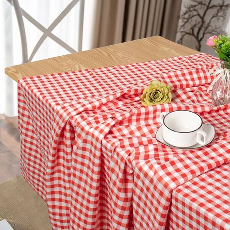 Amazon.com: DUOBAO Yellow and White Checked Tablecloth Square 54x54-Inch Gingham Check Table Cloth for Picnic Christmas Tablecloth Buffalo Plaid Farmhouse Tablecloth Overlay (54" x 54", Yellow) : Home & Kitchen Tablecloth Linen, Buffalo Check Tablecloth, Coffee Table Cloth, Farmhouse Tablecloths, Thanksgiving Tablecloth, Red And White Checkered, Gingham Tablecloth, Dinner Party Decorations, Checkered Tablecloth