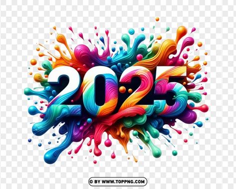 2025 New Year Design, 2025 Color Of The Year, Watercolor Splash Png, Color Splash Art, Color Splash Effect, Splash Effect, Splash Images, Color Wallpaper Iphone, Color Wallpaper