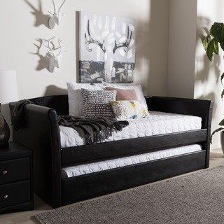 Black Daybed, Leather Daybed, Twin Daybed With Trundle, Twin Trundle Bed, Upholstered Daybed, Daybed With Trundle, The Camino, Day Bed, Contemporary Fabric