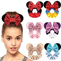 Check this out at Amazon Lip Prints, Adult Christmas Party, Scrunchie Ponytail, Knot Hair, Minnie Bow, Hair Bobbles, Scrunchies Hair, Velvet Scrunchie, Heart Red