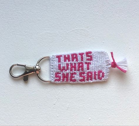 Embroidery Floss Keychain, Trending Topic, Bracelet Ideas, Embroidery Floss, She Said, Anime Shows, Friendship Bracelets, Personalized Items, Embroidery