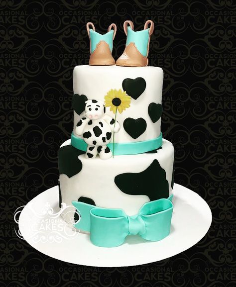 Sally T’s Instagram post: “#cowboy #cowgirl #babyshower #cow #boots #cowprint #sunflower #alledible #cakeart #occasional_cakes #ballwinmo  #chesterfieldmo…” Cow Print Baby Shower Cake, Cow Baby Shower Cake, Cow Boots, Cow Birthday Cake, Cow Baby Showers, Baby Shower Cakes For Boys, Cow Birthday, Family Ideas, Cowboy Cowgirl