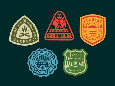 Camp Patches, Camp Logo, Camp Brand, Logos Retro, Badge Logo, Vector Logos, Badge Design, Retro Logo, Logo Mark