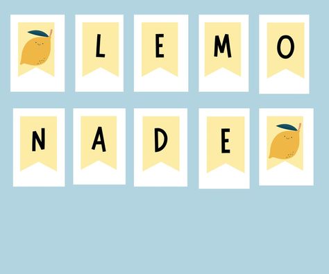 Lemonade Stand Kit With Printable Signs and Banner - Etsy Lemon Stand Ideas, Kids Lemonade Stand, Lemonade Banner, Kids Lemonade Stands, Kids Lemonade, Imaginary Play, Lemon Decor, Lemonade Recipes, Lemonade Stand