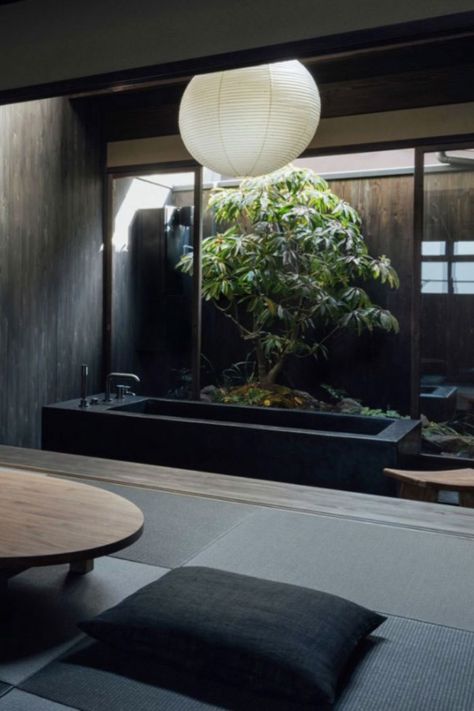 Dark Japanese Interior Design, Moody Japanese Interior, Dark Japanese Interior, Dark Japandi Interiors, Dark Minimalist Home, Minimal Japanese Interior, Japanese Minimalism Interior, Moody Japandi, Japanese Interior Design Minimalist