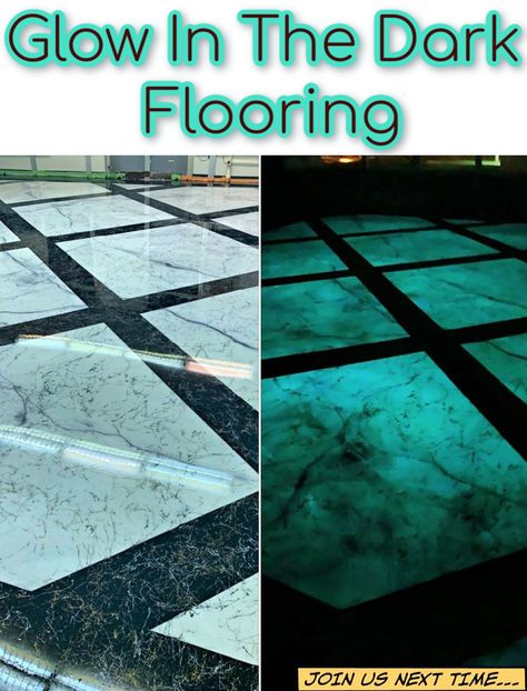 Glow In The Dark Concrete, Glow In The Dark Epoxy Floor, Dark Flooring, Desert Backyard, Crib Ideas, Food Spread, Painted Concrete Floors, Diy Glow, Brick Walkway