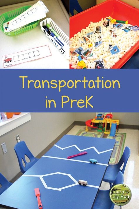 Wheels Creative Curriculum, Wheels Study Creative Curriculum, Creative Curriculum Wheels Study, Transportation Dramatic Play, Centers In Preschool, Transportation Science, Transportation Songs, Trains Preschool, Preschool Transportation