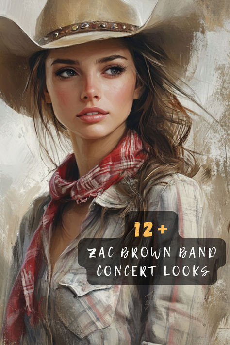 Get concert-ready with these 12 trendy outfits for a Zac Brown Band show! From denim jackets to cowboy boots, these looks will keep you chic and comfy. Click now for all the inspiration! 🎶✨👢 #ZacBrownBandConcert #CountryStyle #CasualLooks #ConcertFashionTips #MusicEventIdeas #StylishAndComfy #OutfitGoals Cowboy Chic Outfit, Zac Brown Band Concert, Zac Brown, Country Vibes, Cowboy Chic, Band Outfits, Zac Brown Band, Band Concert, Concert Fashion