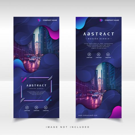 Modern roll up vertical banner with gradient liquid abstract background Premium Vector Vertical Banner Design Ideas, Vertical Banner Design Creative, Roll Up Design Inspiration Rollup Banner, Event Banner Design Inspiration, Exhibition Banner Design, Roll Up Banner Design Inspiration, Pop Up Banner Design, Event Banner Design, Promotion Banner Design