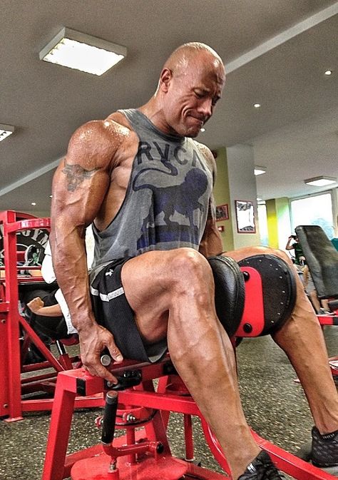 Rock RVCA At Gym, Super Human, The Rock Dwayne Johnson, Dwayne The Rock, Gym Decor, Legs Workout, Dwayne Johnson, Muscle Fitness, Leg Workout