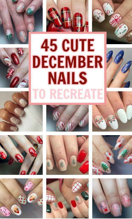 december nail ideas Holiday Dip Nails Christmas, Short December Nails, Holiday Dipped Nails, December Nail Colors, Nail Ideas December, Simple December Nails, December Nails Simple, December Nails Christmas, December Nail Designs