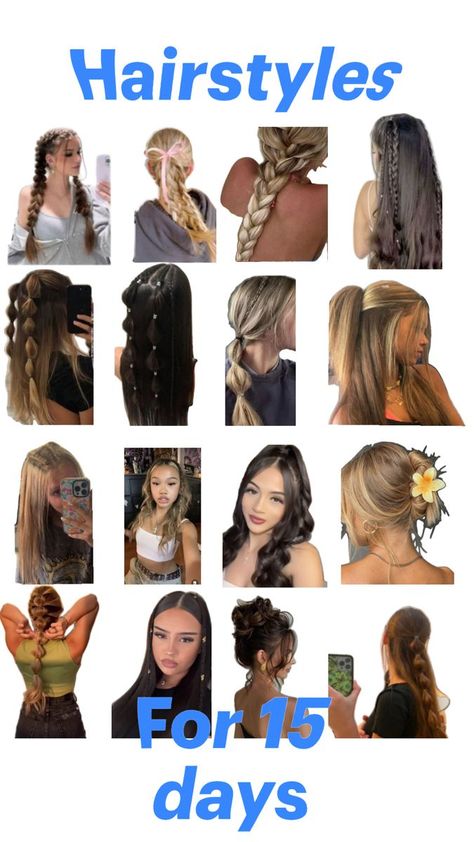 Preppy Hairstyles, Hairstyle Examples, Cute Hairstyles For School, Easy Hairstyles For Thick Hair, Tell My Story, Hairdos For Curly Hair, Christmas Hairstyles, Hair Stylies, Hair Stylist Life