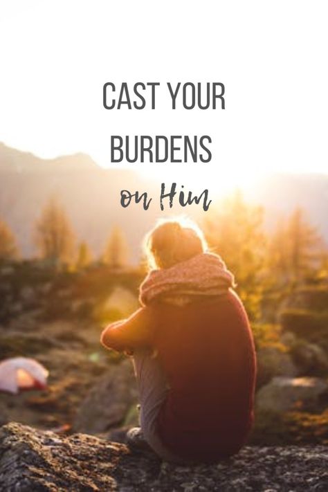 Cast Your Burdens On Him – Unique Mums Bible Verses About Beauty, Cast Your Burdens, I Surrender, Beauty Bible, Grace Christian, Surrender To God, Lord Help, Christian Motherhood, Lord Help Me